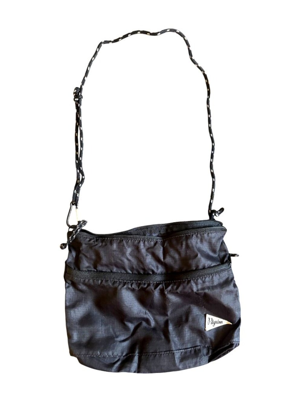 Pilgrim Surf + Supply Ripstop Sacoche Crossbody Bag Black
